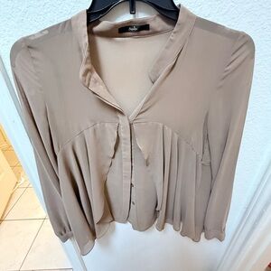 Papaya Women's Taupe Blouse